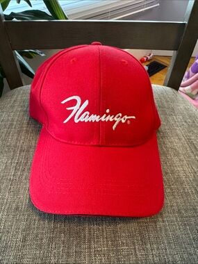 Las Vegas Flamingo Hotel Red Hat baseball cap adjustable